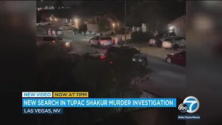 Video shows police arrive to execute search warrant in Tupac case