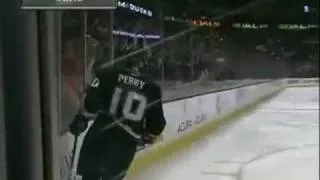 Corey Perry Sweet Goal vs Wild 10/14/2009