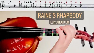 RAINE'S RHAPSODY, EDA'S REQUIEM (VIOLIN PARTITURA+AUDIO)