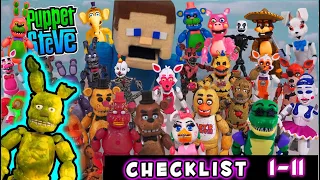 FNAF FUNKO Articulated Series 1-11 Checklist 5-inch Figures: Five Nights at Freddy's 2022