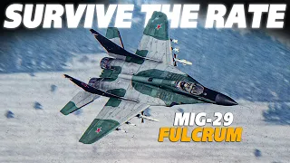 Survive The Rate | F-16C Viper Vs Mig-29 Fulcrum DOGFIGHT | Digital Combat Simulator | DCS |