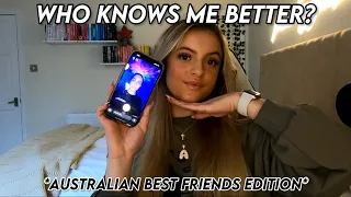 seeing who knows ME better…*australian best friends edition*