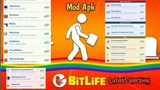 Bitlife Latest Version Mod Apk | All Bugs Fix and Everything Unlock, God Mod, Boss Mod, BlackMarket