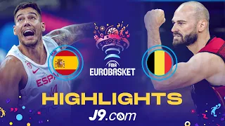 Spain 🇪🇸 - Belgium 🇧🇪 | Game Highlights - FIBA #EuroBasket 2022