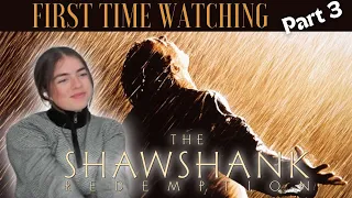 Amazing! SHAWSHANK REDEMPTION - Girlfriend First Time Watching (Movie Reaction - 3/3)