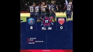 PSG vs Dijon 8-0 All Goals & Extended Highlights - 17/01/2018