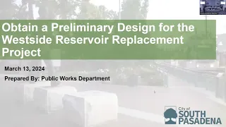 Public Works Commission Regular Meeting 3/13/2024