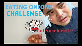 I tried to beat the raw ONION EATING world record