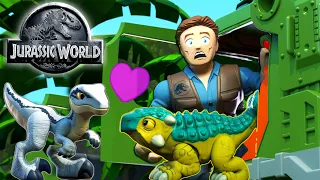 Jurassic World | Little Dinosaur Friends | NEW Video | Kid Commentary | @Imaginext®