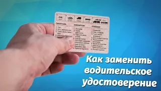 Видеоинструкция: Как заменить водительское удостоверение