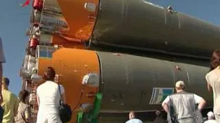 Союз ТМА-19. Вывоз. Soyuz TMA-19. Roll-Out.