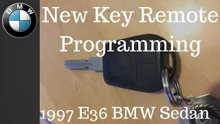 New Key Remote (Keyless entry programming) BMW E36