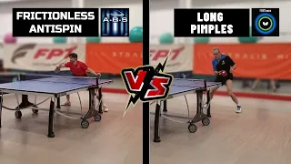 LONG PIPS PENHOLDER ⚔ FRICTIONLESS ANTI-SPIN | Table Tennis Match