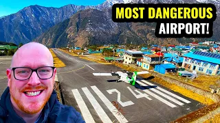 WORLD'S MOST DANGEROUS AIRPORT! Flying to Lukla, Nepal!