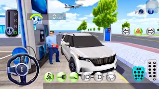 3D Driving Class Simulation - Funny Police Officer Refuel His Super Car Gas Driving Gameplay