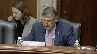 Sen. Joe Manchin's Opening Statement on the President's Budget Request for the U.S. DOE for FY 2024