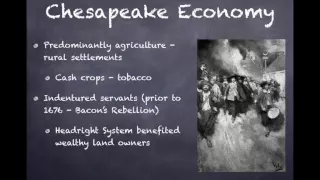 APUSH Review: The Chesapeake Colonies
