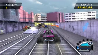 Monster Jam Urban Assault - PlayStation 2 Gameplay 1080p 60fps (PCSX2)
