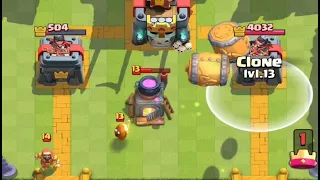 DOUBLE GOBLIN BARREL & CLONE DESTROYS TOWER AND ENEMY TROOPS