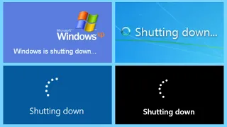 Windows Shutdown Screens (Windows 11 Included)