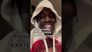 Rappers wishing xxxtentacion little brother a happy birthday