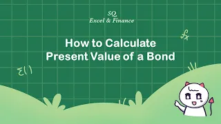 How to calculate present value of a bond