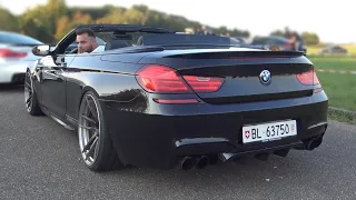 800HP Tuned BMW M5 F10 vs BMW M6 with Akrapovic Exhaust!  - LOUD Revs, Accelerations & More!