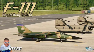 F-111 Ignites Afterburners 🔥 Over Bryant Army Airfield! Microsoft Flight Simulator Xbox | MSFS2020