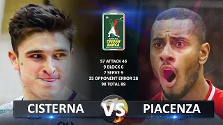 Cisterna vs Piacenza | Italian Volleyball SuperLega 2023/2024