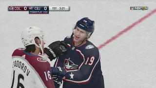 NHL 19 Colorado Avalanche vs Columbia blue jackets (Xbox One HD) [1080p60FPS]