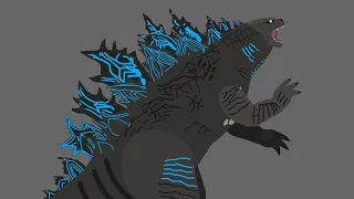 Godzilla 2021 V3 Showcase | Stick nodes pro animation