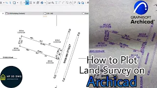 How To Draw Land Survey in Archicad (FOR BEGINNERS)