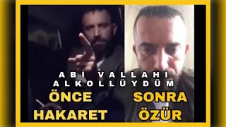 SEDAT PEKER ‘E HAKARET EDEN ALKOLLÜ GENÇ ÖZÜR DİLEDİ