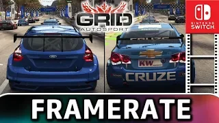 GRID Autosport | Two player Split-Screen Frame Rate TEST on Switch