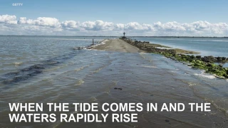 Passage du Gois is a disappearing road in France