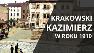 Krakowski KAZIMIERZ w Roku 1910 - ulica Szeroka