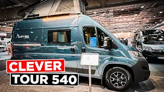 Geniales 5,4m alltagstaugliches Kastenwagen Wohnmobil 2023 Clever Tour 540