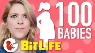 Single Girl Tries The 100 Baby Challenge In BitLife | Kelsey Impicciche