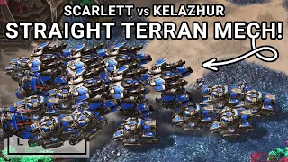 StarCraft 2: Scarlett gets MECH RUSHED by Kelazhur! (Best-of-5)