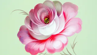 #28 How to Paint Rose flower in Oil | Как нарисовать РОЗУ маслом. Мастер-класс от Ларисы Гончаровой