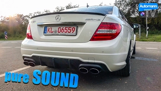 Mercedes C63 AMG Coupé 6.2 V8 - pure SOUND (60FPS)