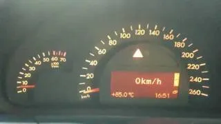 Mercedes w203 / C240 0-100 km/h