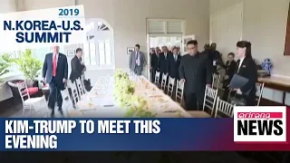 Leaders of North Korea and U.S. to have sit-down meeting Wednesday evening