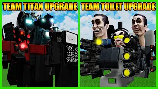Terciptanya Pertarungan Epic Antara Kelompok Titan Upgrade VS Kelompok G-Man Toilet