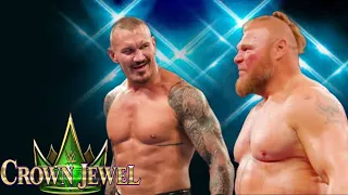 WWE - Brock Lesnar vs Randy Orton - Wwe crown jewel 2021