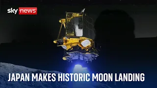 Japan makes historic moon landing but mission remains up in the air