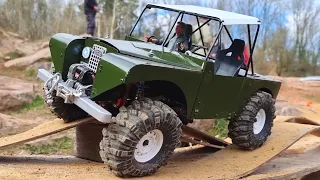 RC Crawler - Awesome Custom Aluminium Series 2 Defender Hardbody | SST 2022 Crawler & Scale Event