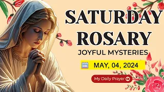HOLY ROSARY PRAYER: JOYFUL  MYSTERIES 🟡 MAY 04 2024🌹ROSARY PRAYER AND ENCOUNTER WITH CHRIST
