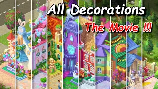 All Gardenscapes Decorations in 2020 - The Movie !!!