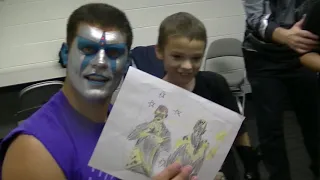 EXCLUSIVE UNEDITED BACKSTAGE OF DRAX SHADOW AKA ELIJAH SIGNING WWE CONTRACT ~part 2~